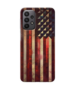 Vintage US flag Samsung A23 Back Cover