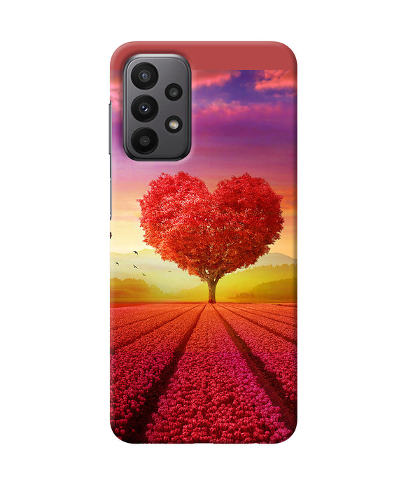 Natural heart tree Samsung A23 Back Cover