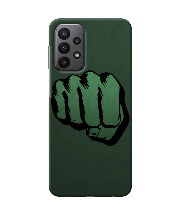 Hulk smash logo Samsung A23 Back Cover