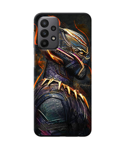 Black panther side face Samsung A23 Back Cover