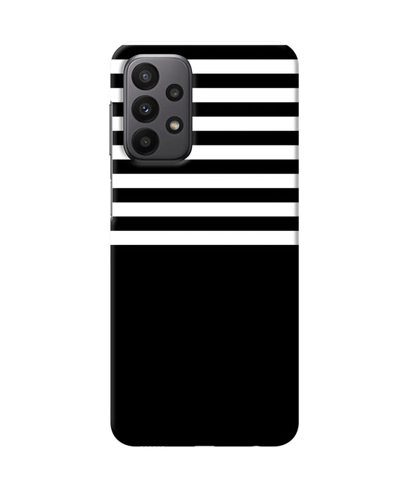 Black and white print Samsung A23 Back Cover