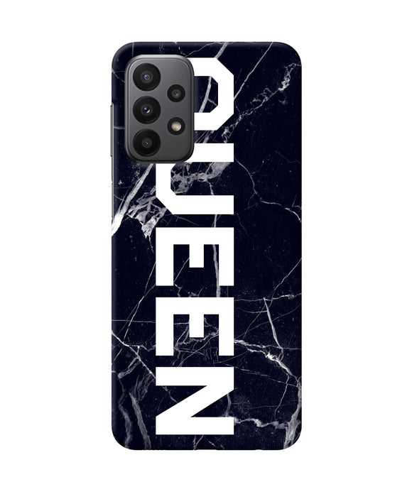 Queen marble text Samsung A23 Back Cover