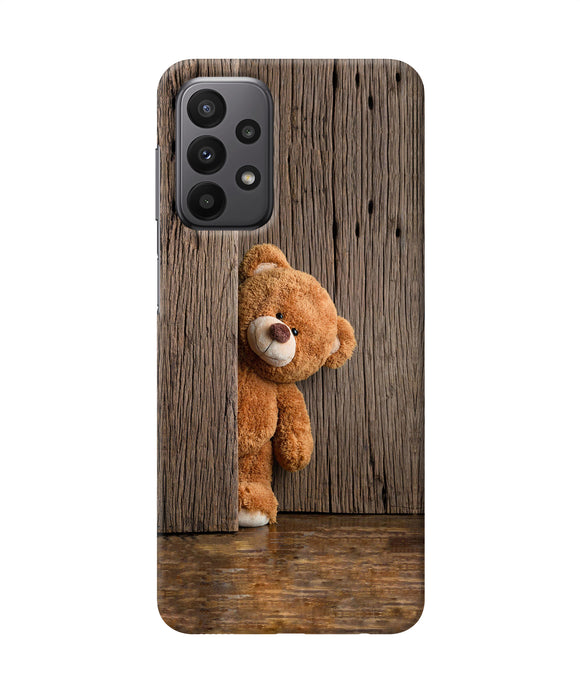 Teddy wooden Samsung A23 Back Cover