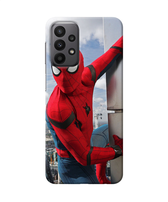 Spiderman on the wall Samsung A23 Back Cover