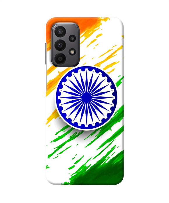 Indian flag colors Samsung A23 Back Cover