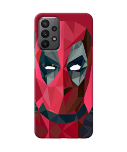 Abstract deadpool full mask Samsung A23 Back Cover