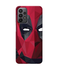 Abstract deadpool half mask Samsung A23 Back Cover