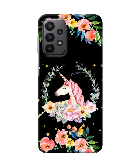 Unicorn flower Samsung A23 Back Cover