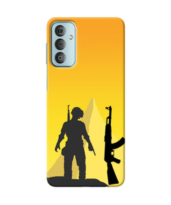 PUBG Silhouette Samsung F23 5G Real 4D Back Cover
