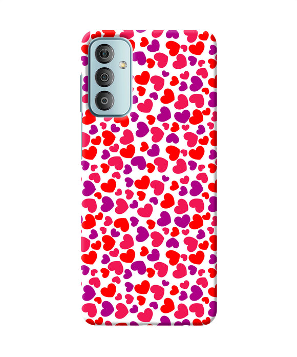 Heart print Samsung F23 5G Back Cover