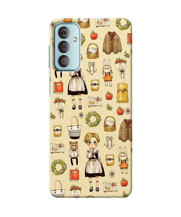 Canvas girl print Samsung F23 5G Back Cover