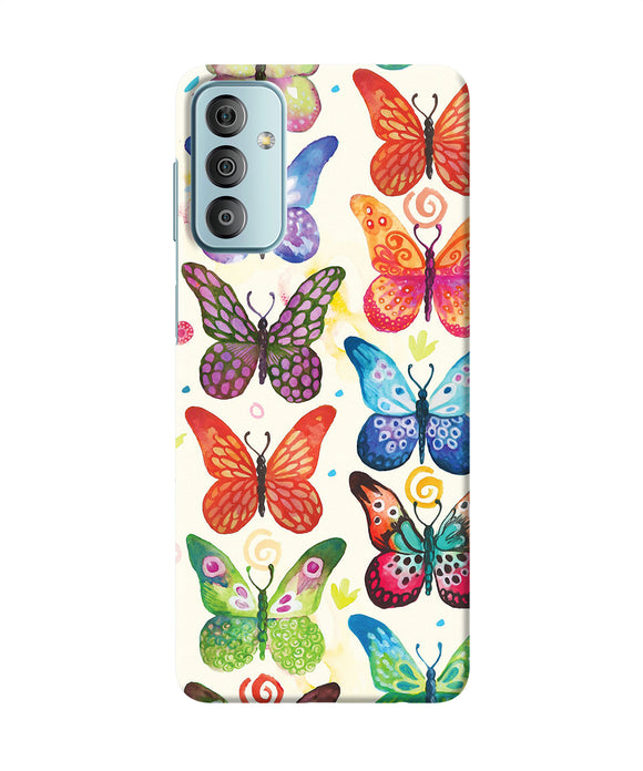 Abstract butterfly print Samsung F23 5G Back Cover