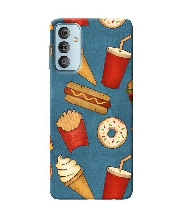 Abstract food print Samsung F23 5G Back Cover