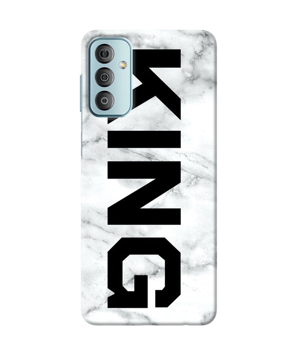 King marble text Samsung F23 5G Back Cover