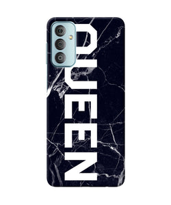 Queen marble text Samsung F23 5G Back Cover