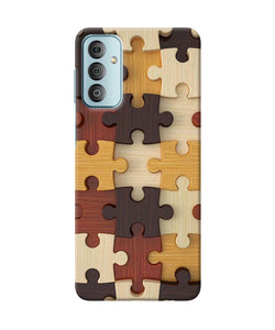 Wooden puzzle Samsung F23 5G Back Cover