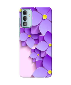 Violet flower craft Samsung F23 5G Back Cover