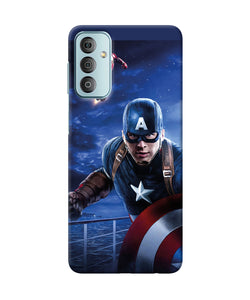 Captain with ironman Samsung F23 5G Back Cover