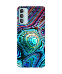 Abstract coloful waves Samsung F23 5G Back Cover