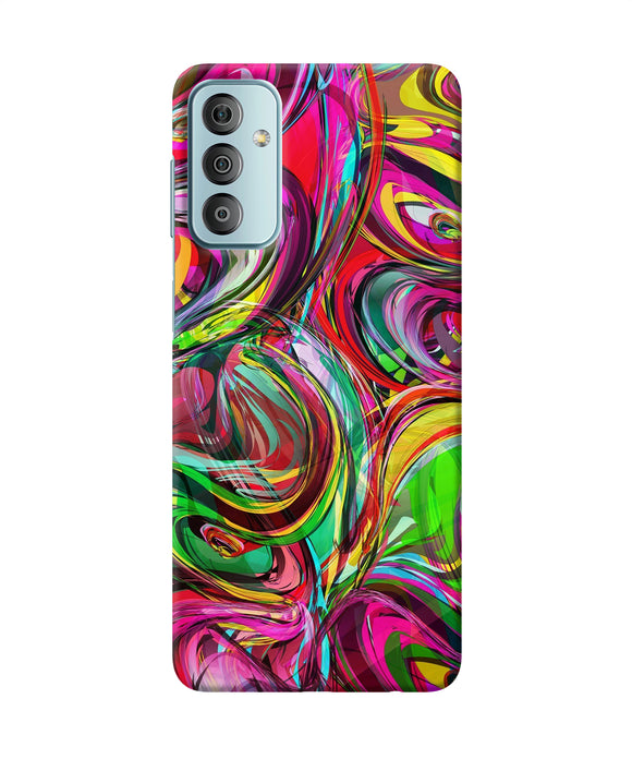 Abstract colorful ink Samsung F23 5G Back Cover