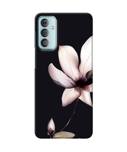 Flower white Samsung F23 5G Back Cover