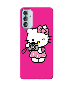 Hello kitty cam pink Samsung F23 5G Back Cover