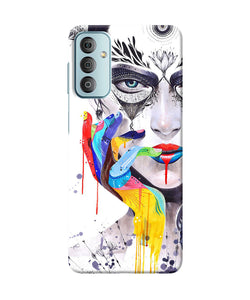 Girl color hand Samsung F23 5G Back Cover