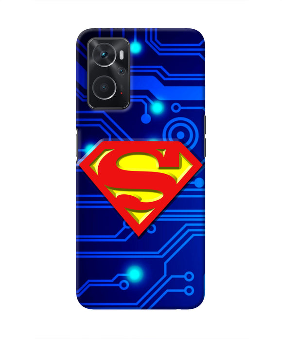 Superman Abstract Oppo K10 4G Real 4D Back Cover