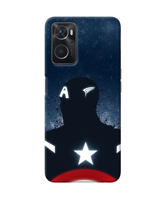 Captain america Shield Oppo K10 4G Real 4D Back Cover