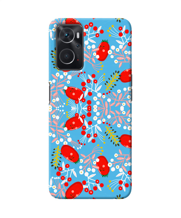 Small red animation pattern Oppo K10 4G Back Cover