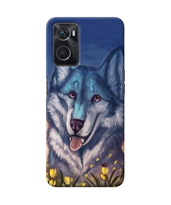 Cute wolf Oppo K10 4G Back Cover