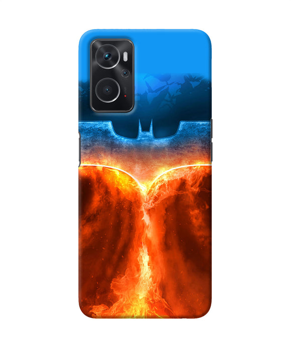 Burning batman logo Oppo K10 4G Back Cover