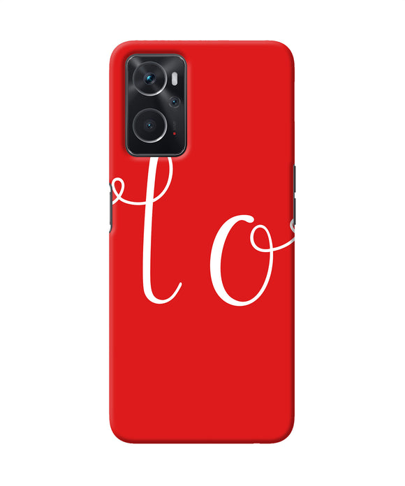 Love one Oppo K10 4G Back Cover
