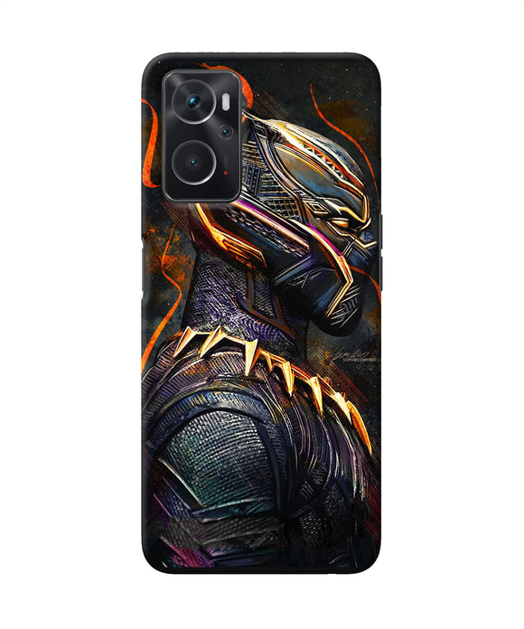 Black panther side face Oppo K10 4G Back Cover