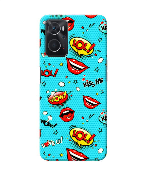 Lol lips print Oppo K10 4G Back Cover