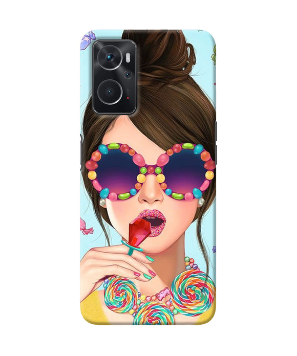 Fashion girl Oppo K10 4G Back Cover
