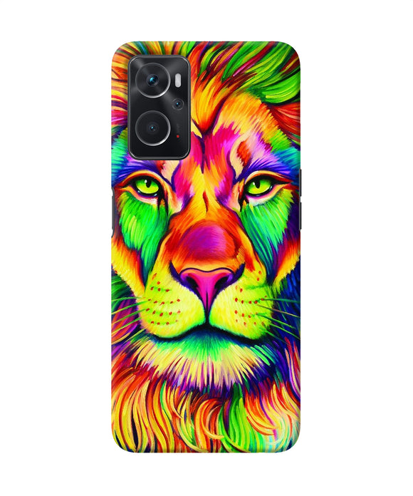 Lion color poster Oppo K10 4G Back Cover
