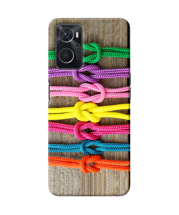 Colorful shoelace Oppo K10 4G Back Cover