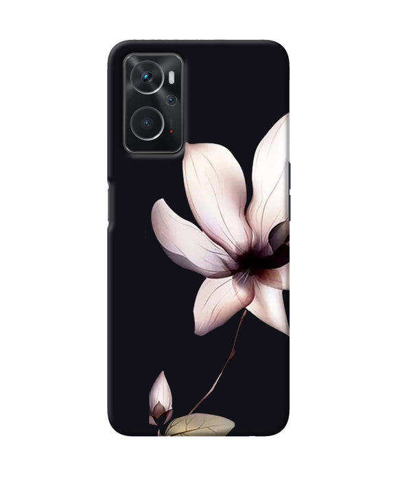 Flower white Oppo K10 4G Back Cover