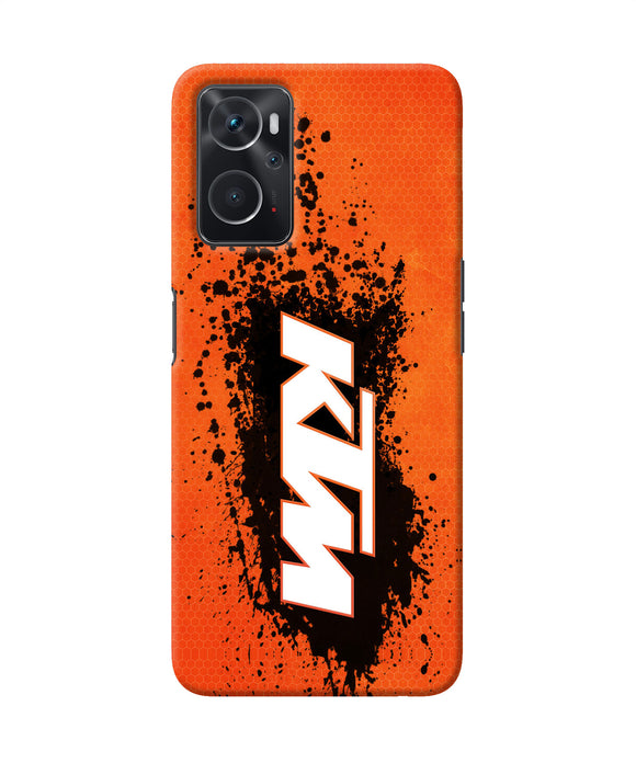 KTM black spray Oppo K10 4G Back Cover