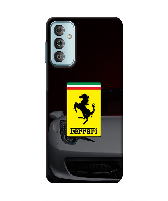 White Ferrari Oppo K10 5G Real 4D Back Cover