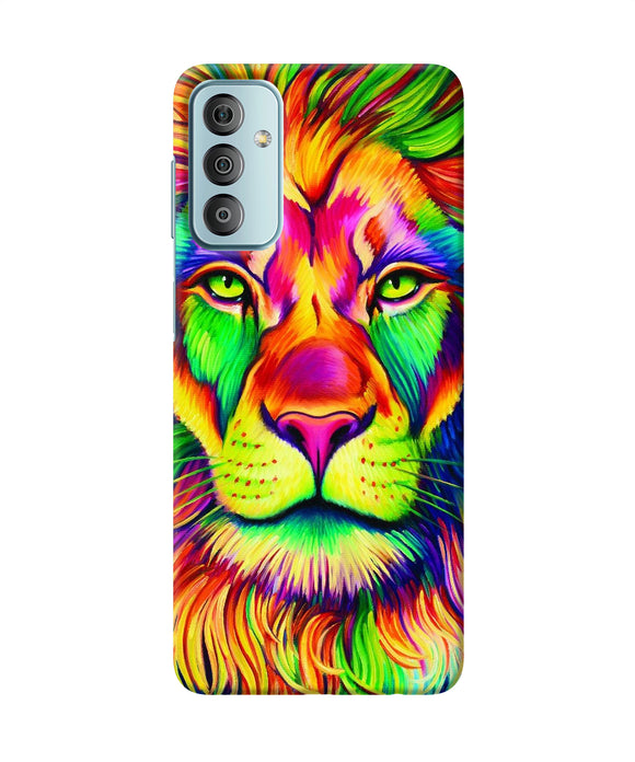 Lion color poster Oppo K10 5G Back Cover