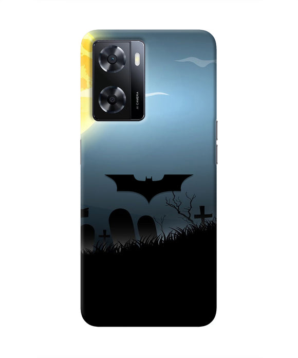 Batman Scary cemetry Oppo A57 2022 Real 4D Back Cover