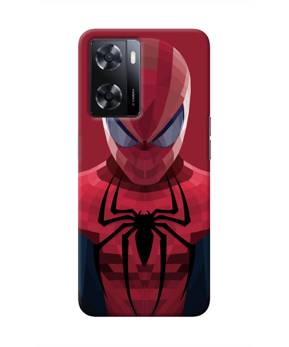 Spiderman Art Oppo A57 2022 Real 4D Back Cover