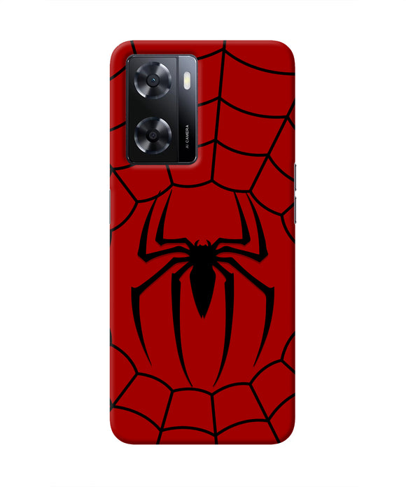 Spiderman Web Oppo A57 2022 Real 4D Back Cover