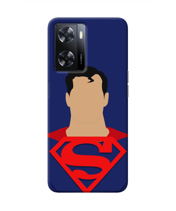 Superman Cape Oppo A57 2022 Real 4D Back Cover