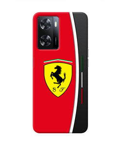 Ferrari Abstract Oppo A57 2022 Real 4D Back Cover