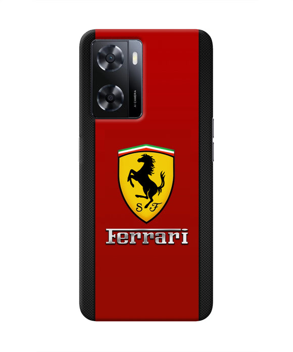 Ferrari Abstract Oppo A57 2022 Real 4D Back Cover
