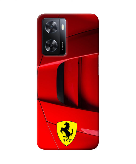 Ferrari Car Oppo A57 2022 Real 4D Back Cover