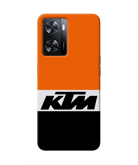 KTM Colorblock Oppo A57 2022 Real 4D Back Cover